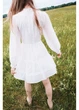 Платье короткое осеннее женское H&M 271301509 S Кремовое (2727000128876) - изображение 2