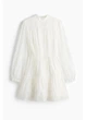 Платье короткое осеннее женское H&M 271301509 S Кремовое (2727000128876) - изображение 4