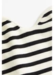 Топ жіночий H&M 271139090_strip XL Білий/Смужка (2727000135874) - зображення 2