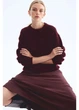 Джемпер женский H&M 271293287 S Бордовый (2727000116729) - изображение 1