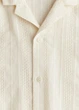 Дитяча сорочка для хлопчика H&M 271257185_cream 110 см Кремова (2727000143077) - зображення 3