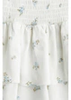 Детская юбка для девочки H&M 271281924 134 см Белый/Цветы (2727000142872) - изображение 2
