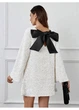Платье для беременных короткое осеннее женское H&M 271242520 S Кремовое (2727000119102) - изображение 3