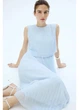Платье для беременных и кормящих мам миди летнее женское H&M 271227795 M Голубое (2727000106584) - изображение 2