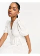 Платье миди летнее женское Monki 271246620 S Белое (2727000117252) - изображение 2