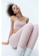 Спортивные леггинсы для фитнеса женские H&M 271237735_purple 2XL Светло-сиреневые (2727000119690) - изображение 2