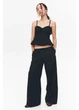 Брюки женские H&M 271260947 L Черные (2727000140397) - изображение 1