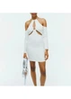 Сукня коротка осіння жіноча H&M 271078113 XS Кремова (2727000138042) - зображення 1