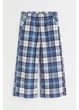 Детские штаны-палаццо для девочки H&M 271103990 128 см Синий/Белый (2727000141189) - изображение 2