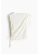 Топ женский H&M 271273066 XS Кремовый (2727000116644) - изображение 4