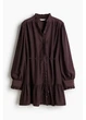 Сукня коротка осіння жіноча H&M 271309903 XS Бордова (2727000121112) - зображення 6