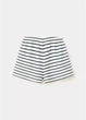 Подростковые шорты на резинке для девочки H&M 271230358 152 см Белый/Черный (2727000144326) - изображение 2