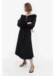 Платье длинное осеннее женское H&M 271173693 S Черное (2727000136536) - изображение 2