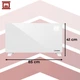Стеклянный электрообогреватель Kaminer Zelva (2500 Вт) White — Смарт-конвектор с WiFi, X-Shape элементом, пультом и колесами - изображение 2