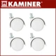 Стеклянный электрообогреватель Kaminer Zelva (2500 Вт) White — Смарт-конвектор с WiFi, X-Shape элементом, пультом и колесами - изображение 6
