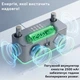 Портативна караоке-система YS-215 silver blue - изображение 5