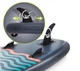 Надувная SUP доска для плавания SUP Tsunami Wave 350 см сап с веслом, ручным насосом и аксессуарами - изображение 6