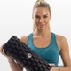 Массажный ролик EasyFit Grid Roller EPP 33 см для МФР, валик для спины, ног и мышц Черный (EF-2042-BK) - изображение 7