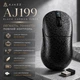 Беспроводная игровая мышь Ajazz AJ199 Black Carbon Fiber 24000 DPI Bluetooth/2.4G/USB-C PAW3311 - изображение 1