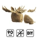 Картонний конструктор Cartonic 3D Puzzle Moose 308 елементів (CARTMOOSE) - зображення 8
