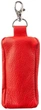 Женская кожаная ключница Shvigel красная на молнии с карабином 11х5 5 см 56017 - изображение 2