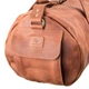 Сумка дорожная кожаная Grande Pelle винтажная коричневая 40 л 55×31×24 см унисекс 56028 - изображение 5