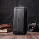 Гаманець-клатч ST Leather з натуральної шкіри чорний на блискавці унісекс містке портмоне для документів 70733 - зображення 6