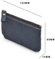 Ключница-монетница кожаная TARWA натуральная лошадиная кожа crazy horse синяя 52943 - изображение 5