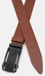 Мужской кожаный ремень Borsa Leather натуральная кожа светло-коричневый 54561 - изображение 2