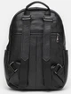 Мужской кожаный рюкзак Borsa Leather черный практичный городской кожаный рюкзак 37×25×16 см 54104 - изображение 2