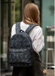 Жіночий міський рюкзак Sambag Brix PJT чорний із принтом тканинний Oxford для навчання, прогулянок і повсякденного використання 70516 - зображення 1