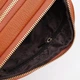 Женская кожаная сумка Borsa Leather стильная коричневая сумка через плечо из натуральной кожи 54224 - изображение 4