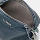 Женская кожаная сумка Borsa Leather стильная синяя сумка через плечо из натуральной кожи 54193 - изображение 5