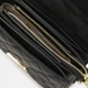 Женская кожаная сумка клатч из натуральной кожи компактная с клапаном и молнией черная Borsa Leather 55371 - изображение 5