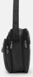 Мужская кожаная сумка Borsa Leather 2 из натуральной кожи черная компактная на молнии для документов и аксессуаров 70226 - изображение 4
