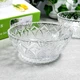 Набір скляних салатників Crystalite 124 мм 6 шт. прозорі H17130 - зображення 3