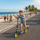 Самокат двоколісний складаний з колесами 200 мм Scooter City Riding 671 Black-Yellow-Multicolor - зображення 8