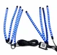 RGB LED підсвітка для авто та мотоцикла 4 ленти, керування зі смартфона через Bluetooth, багатокольорова, вологозахищена - зображення 4