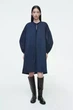 Сукня жіноча COS gathered tie-detail dress 1251105001 Eur 40 Синій - зображення 1