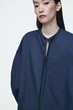 Сукня жіноча COS gathered tie-detail dress 1251105001 Eur 40 Синій - зображення 2