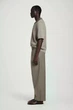 Штани чоловічі COS wide-leg cotton-twill trousers 1282015002 Eur 46 Бежево-коричневий - зображення 3