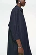 Сукня жіноча COS oversized draped shirt dress 1265391001 XS Синій - изображение 4