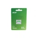Картка пам'яті Acer 32 GB microSD MSC100 /U1 / V10/A1 Read 100MB/s / Write 10MB/s (BL.9BWWA.335) (23031) - зображення 2