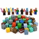 Конструктор Building World Magnetic Block XC-008 с магнитными кубиками, 260 деталей, 8 фигурок и игровой платформой - изображение 3