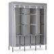 Тканевый шкаф HCX Storage Wardrobe 136×46×176 см с полками - изображение 1