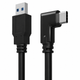 Утолщенный кабель Quest Link USB 3.2 USB-A - USB-C 90° 5 м для Meta Quest 2, 3, 3S, Pro и Pico 4 - изображение 2