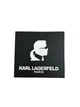 Портмоне чоловіче шкіряне Karl Lagerfeld з логотипом Karl Character Head 57151 Чорний - зображення 3
