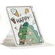 Чехол QBOSS для iPad 10/11 A16 акриловый поворотный с отделением для стилуса, Динозаврик - изображение 3