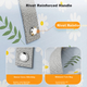 Сумки для хранения Jiabangshu для одеял, одежды и переезда, с усиленными заклепками, 105 л, 2 шт - изображение 6