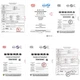 Полотенца MUJI одноразовые хлопковые дорожные, 140x70 см, 5 штук - изображение 1